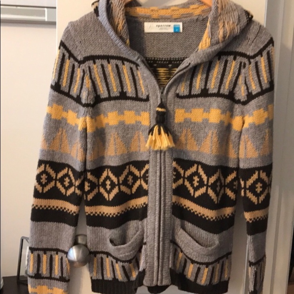 Sparrow Anthropology size small sweater